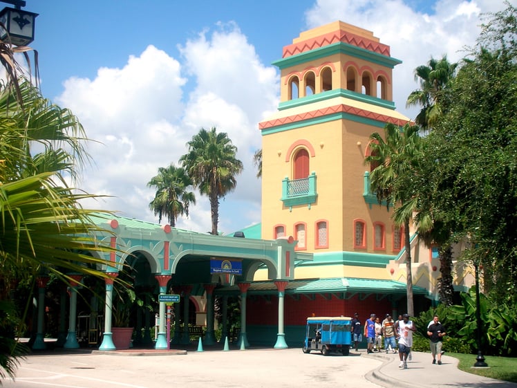 Disney's Caribbean Beach Resort Front Entrance